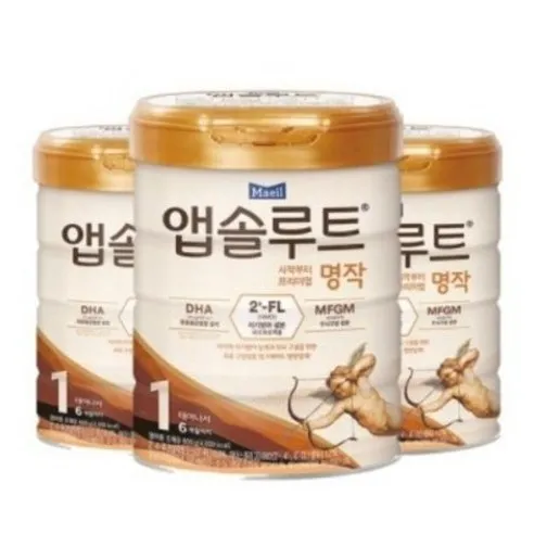 영양만점 프리미엄 산양분유와 하이키드 골드로 건강한 성장을 돕는 아기 필수 분유 모음 1 앱솔루트 명작 2FL 분유 1단계, 800g, 50개